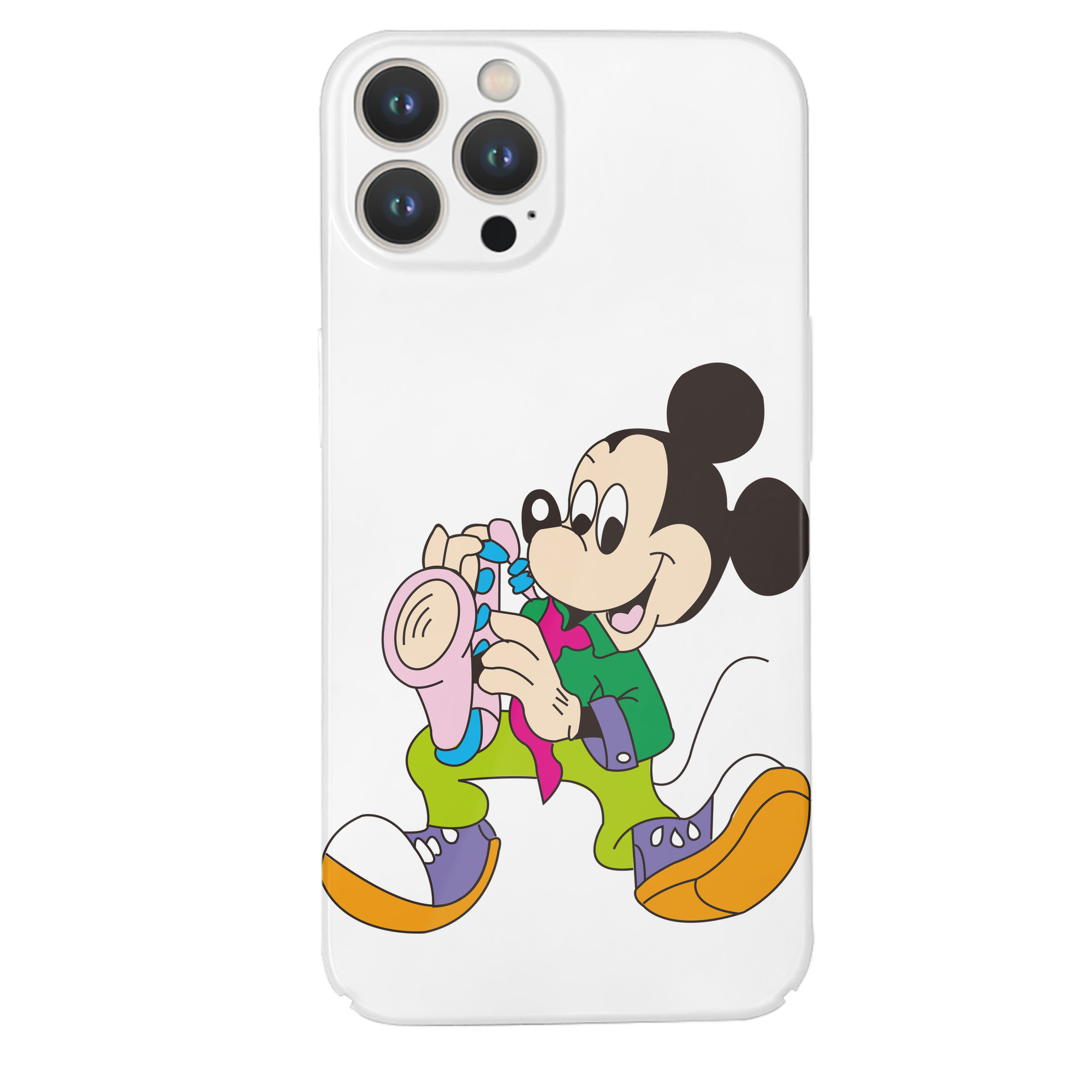 （画像用） ミッキーマウス Mickey Mouse 【iPhone 14シリーズ対応】ハードケース